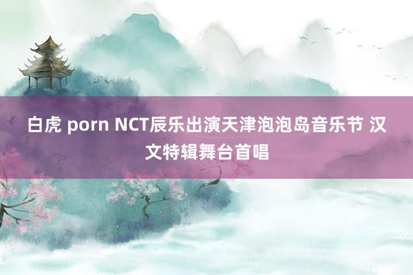 白虎 porn NCT辰乐出演天津泡泡岛音乐节 汉文特辑舞台首唱